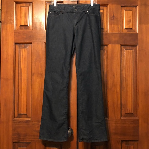 *3/$15* Ann Taylor Curvy Blackish/Blue Jeans 4 - Picture 1 of 3